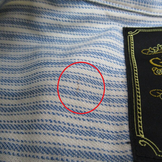 GYPSY&SONS Stripe Band Collar Shirt Multi Size L