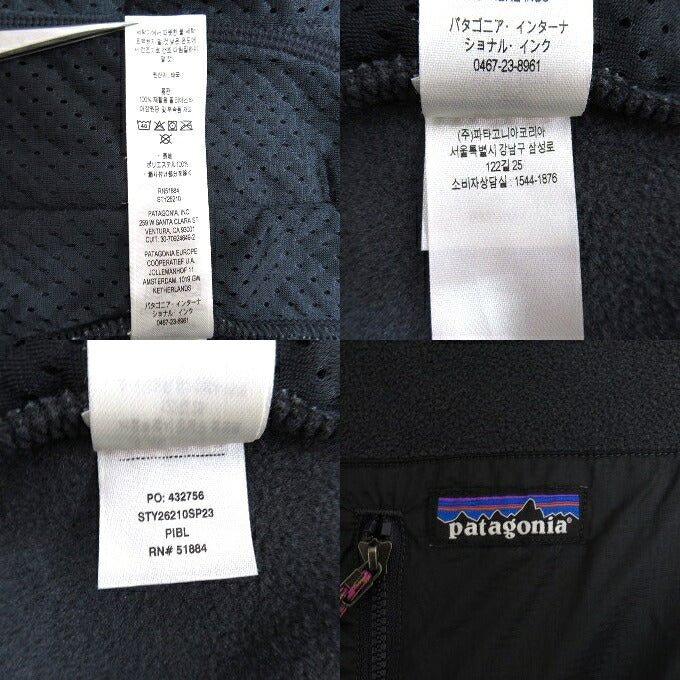 SS Men's Microdini Fleece Hoody 23SS Blue Hoody Hoodie Size M