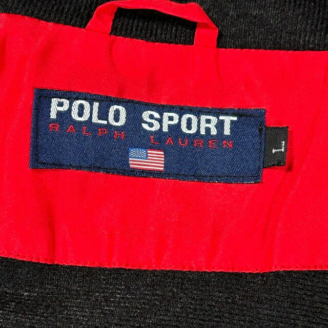 POLO SPORT 90s Ralph Lauren Nylon Logo Jacket Red Size L
