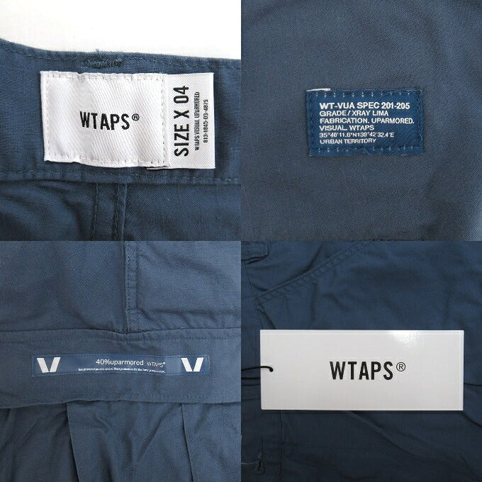 WTAPS 25SS MILS9601 Ripstop 6-Pocket Shorts Blue Size 04