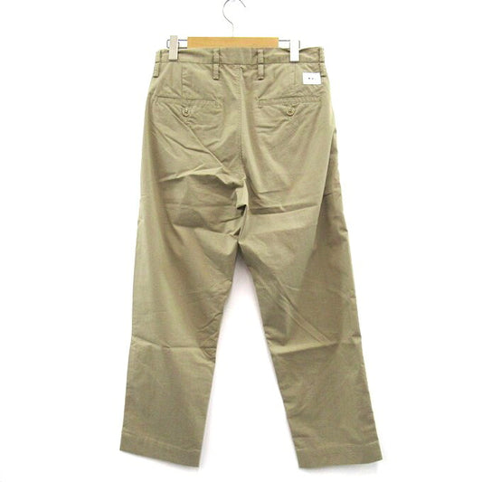 WTAPS 21SS TUCK 01 COPO Ripstop Trousers Beige Size 01