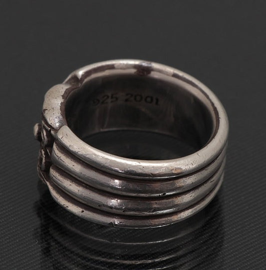 CHROME HEARTS Spider Band Sterling Silver Ring Size ONE SIZE