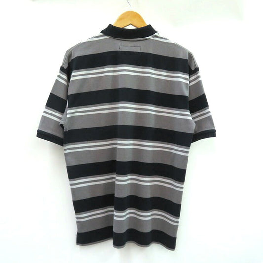 CHALLENGER 25SS S/S Border Polo Shirt Gray Size S