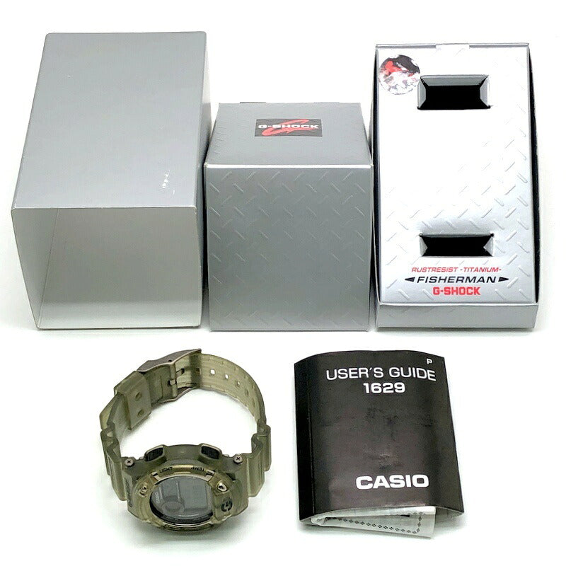 Casio G-SHOCK DW-8600MS-8T Fisherman Gray Skeleton Watch