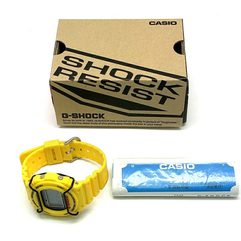 Casio G-SHOCK DW-5700Y-9 Yellow Sting Protector Round Watch