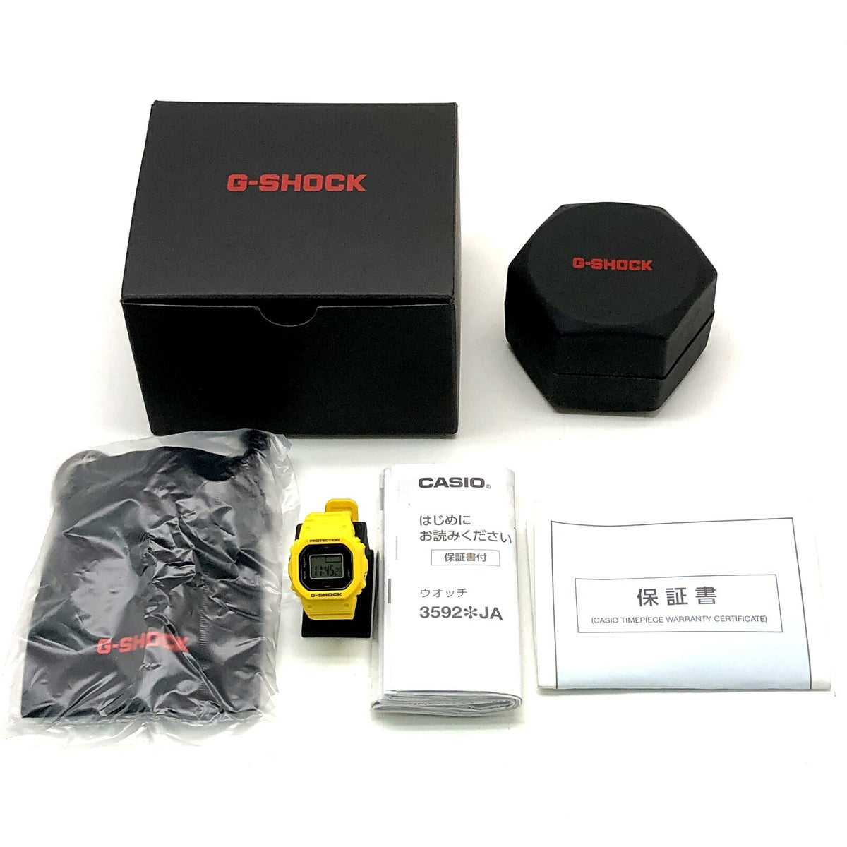 Casio G-SHOCK DWN-5600-9 Nano Watch Ring Yellow