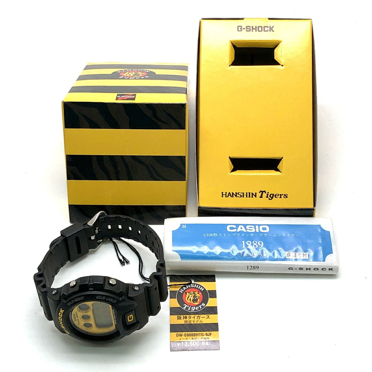 Casio G-SHOCK Hanshin Tigers 2003 Collab Watch DW-6900BHTG-9