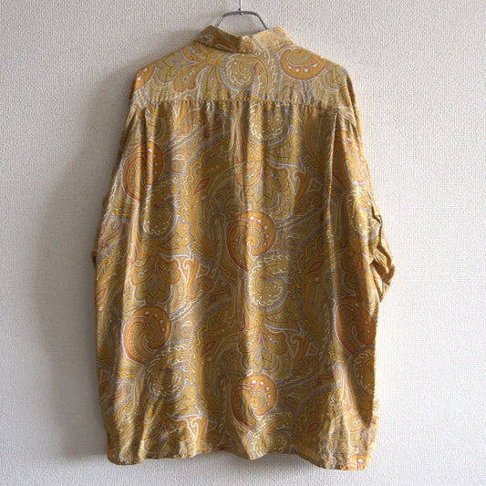 Christian Dior Monsieur Paisley Silk Shirt Size L