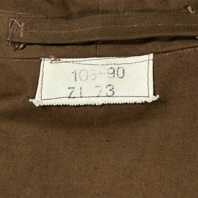 SNCF 50s French Railroad Brown Duck Work Jacket