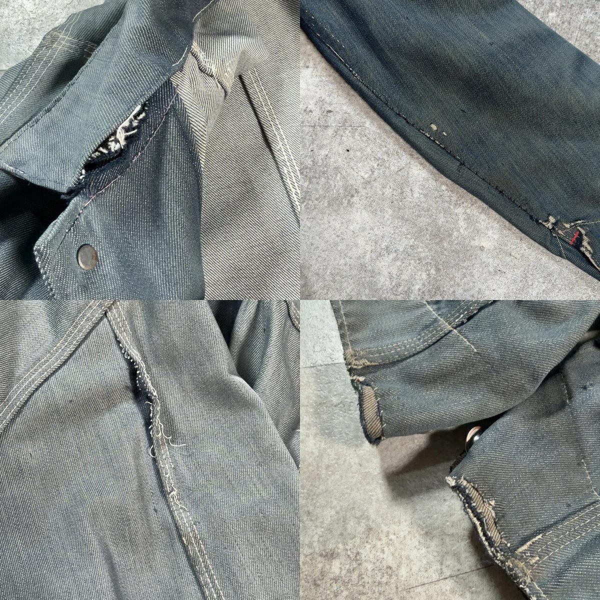 MONTGOMERY WARD 70s Vintage Faded Buttdye Work Jacket