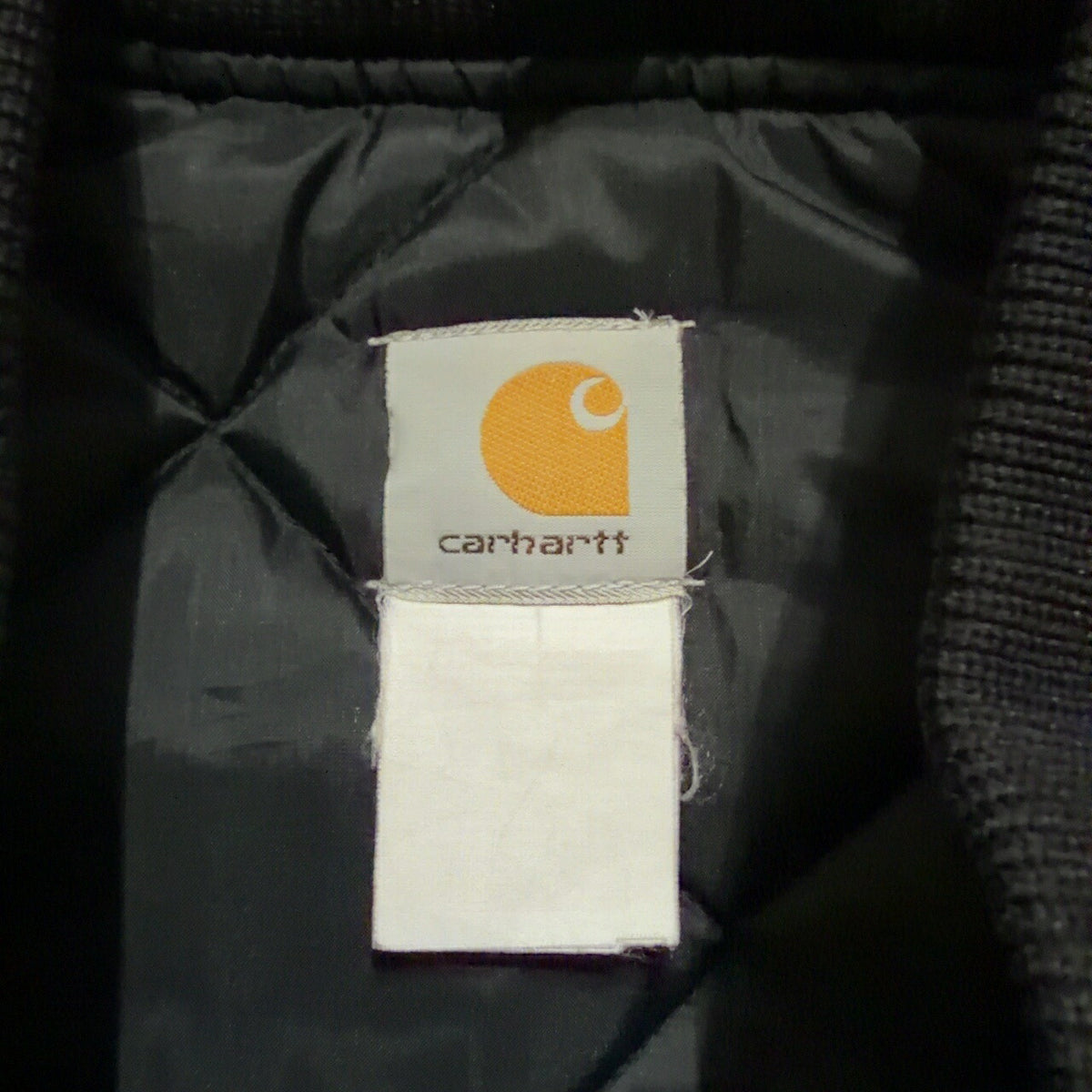Carhartt 00s Black Duck Quilted Work Vest Size XXL
