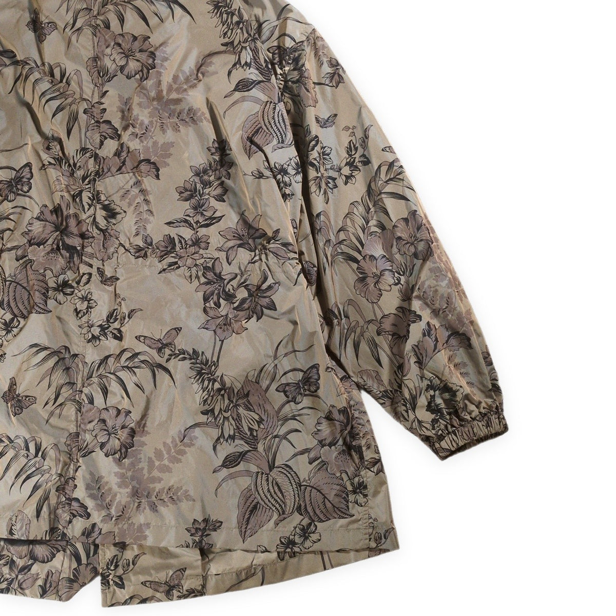 ETRO Botanical Print Nylon Mod Style Jacket Multi Coat Size 46