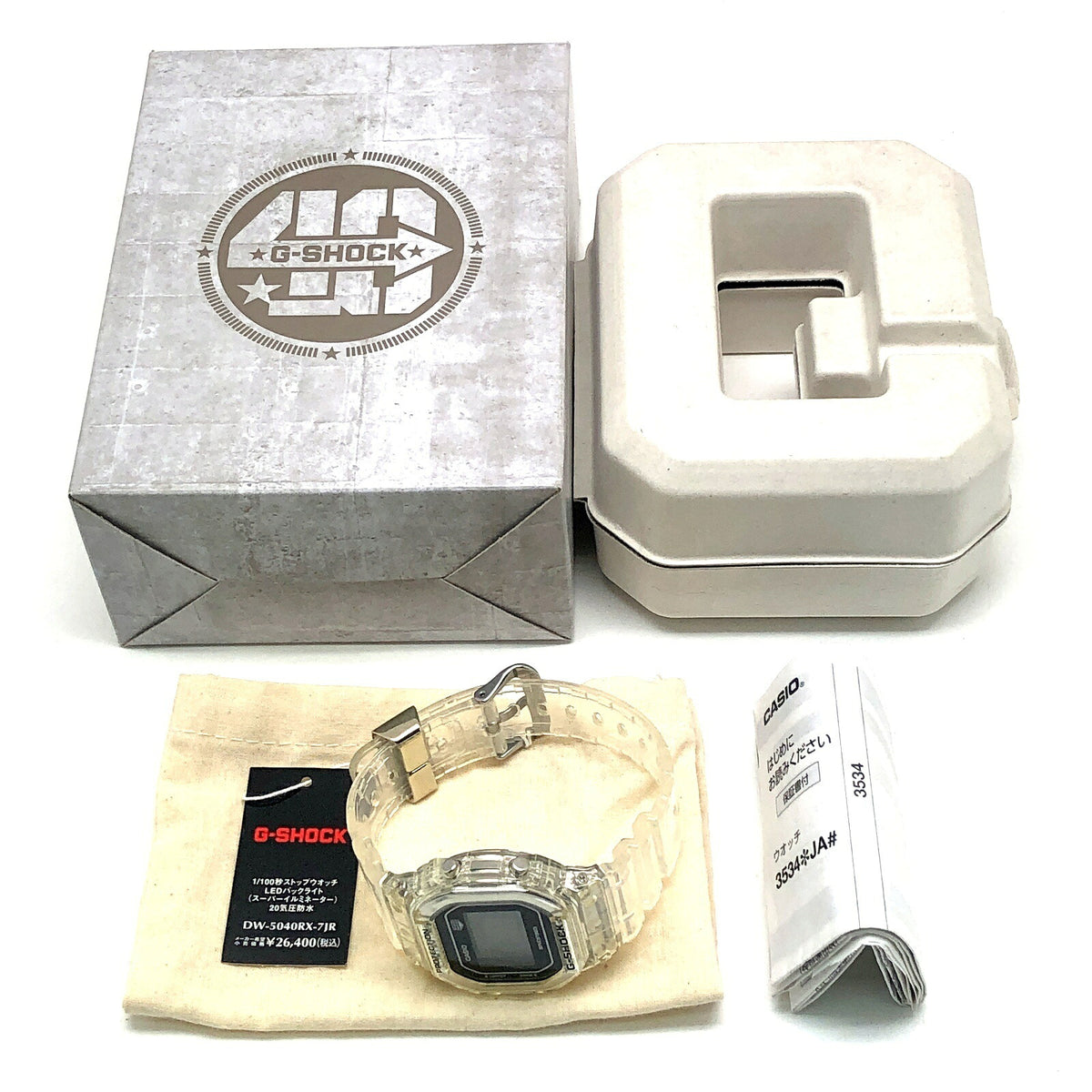 Casio G-SHOCK DW-5040RX-7 40th Anniversary Clear Skeleton