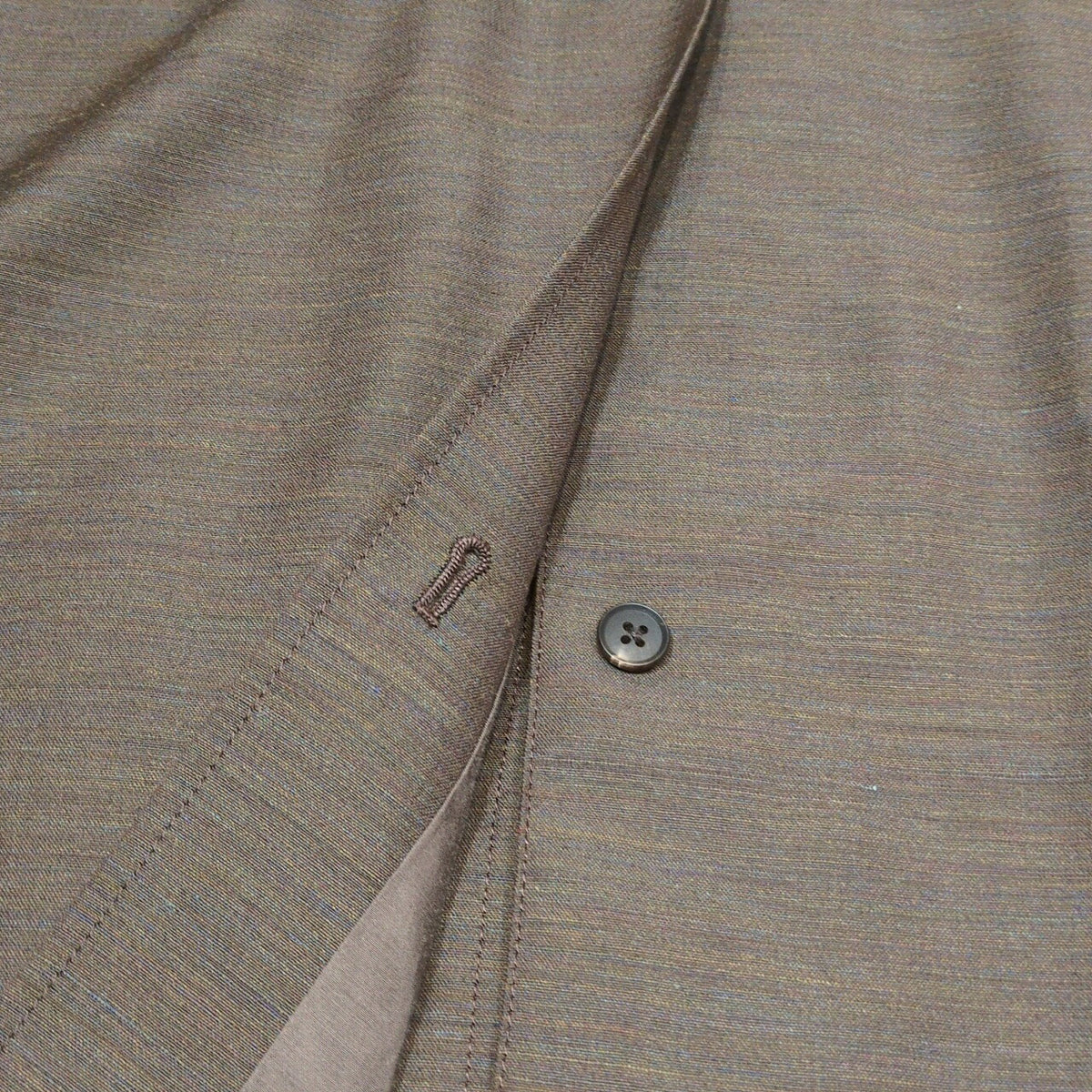 AFTERHOURS Classic Minimal Balmacaan Coat Brown Size 3