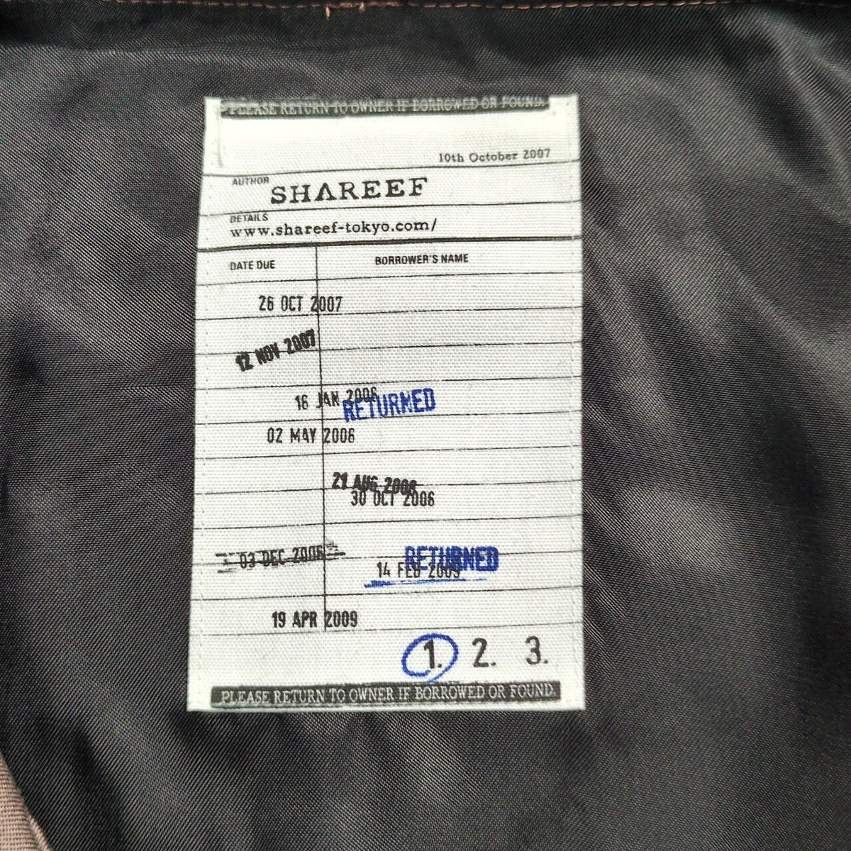 SHAREEF STUDIOUS Twin Print Zip Jacket Multi Size 1