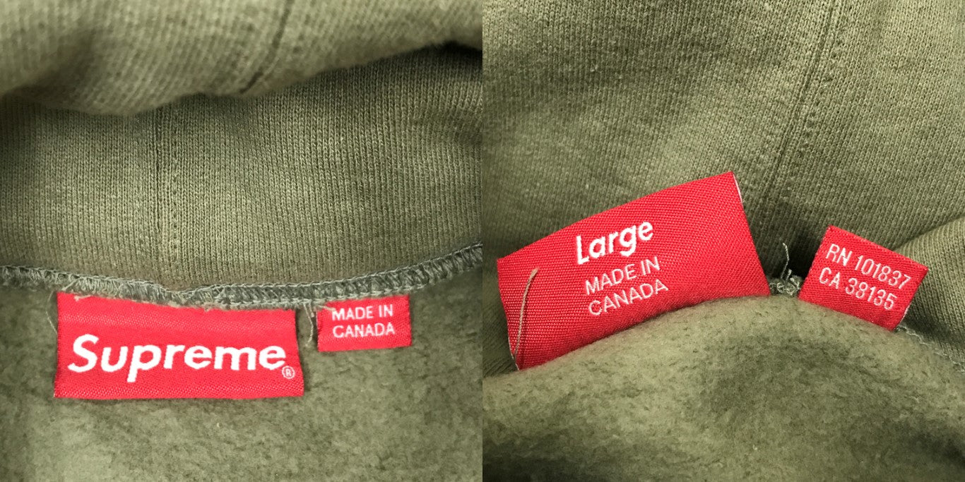 Supreme Butthole Surfers Hooded Sweatshirt Olive Size L