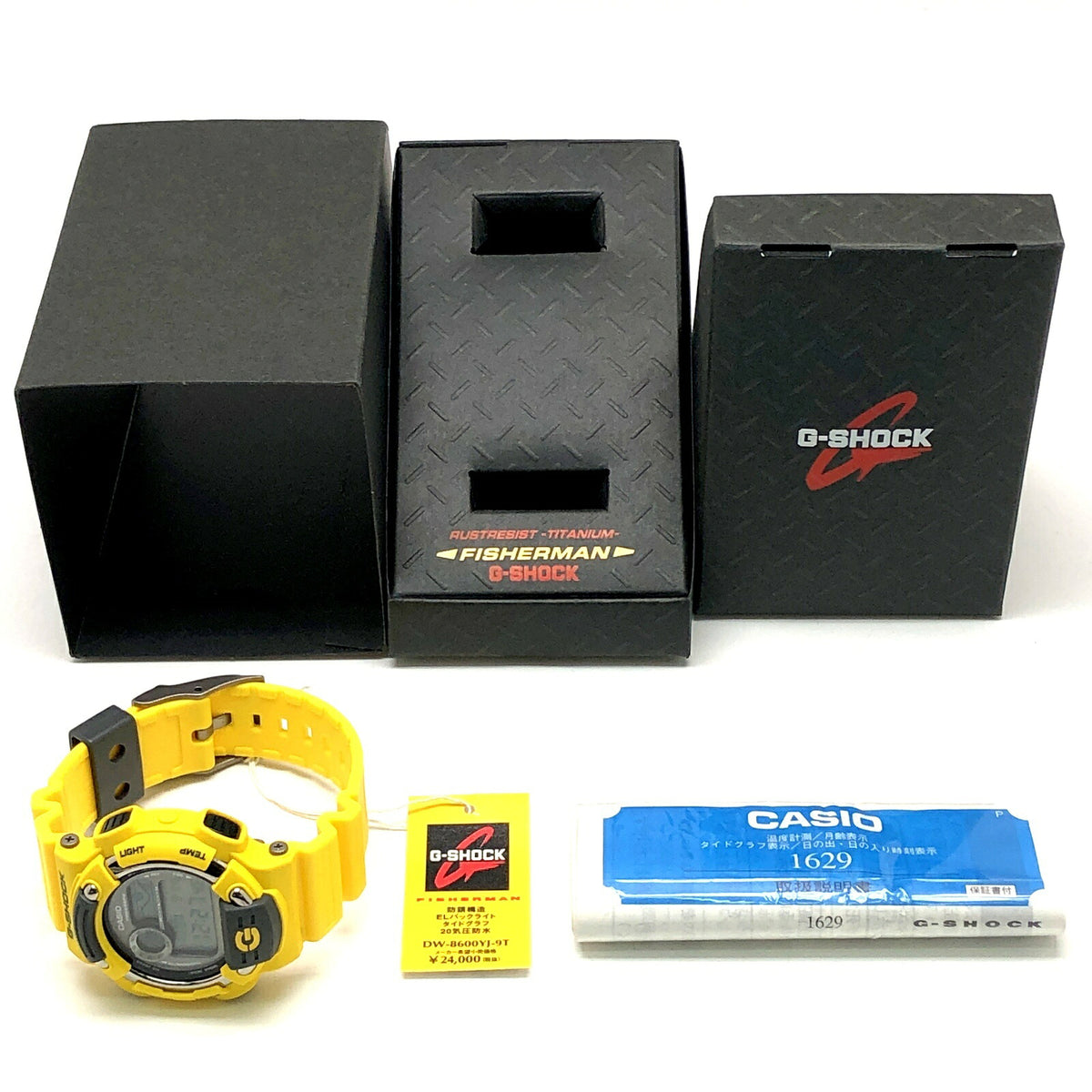 Casio G-SHOCK DW-8600YJ-9T Fisherman Men In Yellow Watch