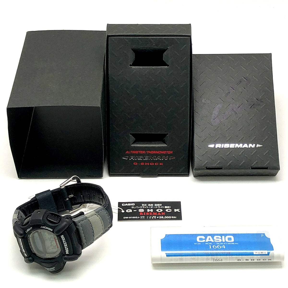 Casio G-SHOCK RISEMAN MEN IN BLACK DW-9100ZJ-1T Watch