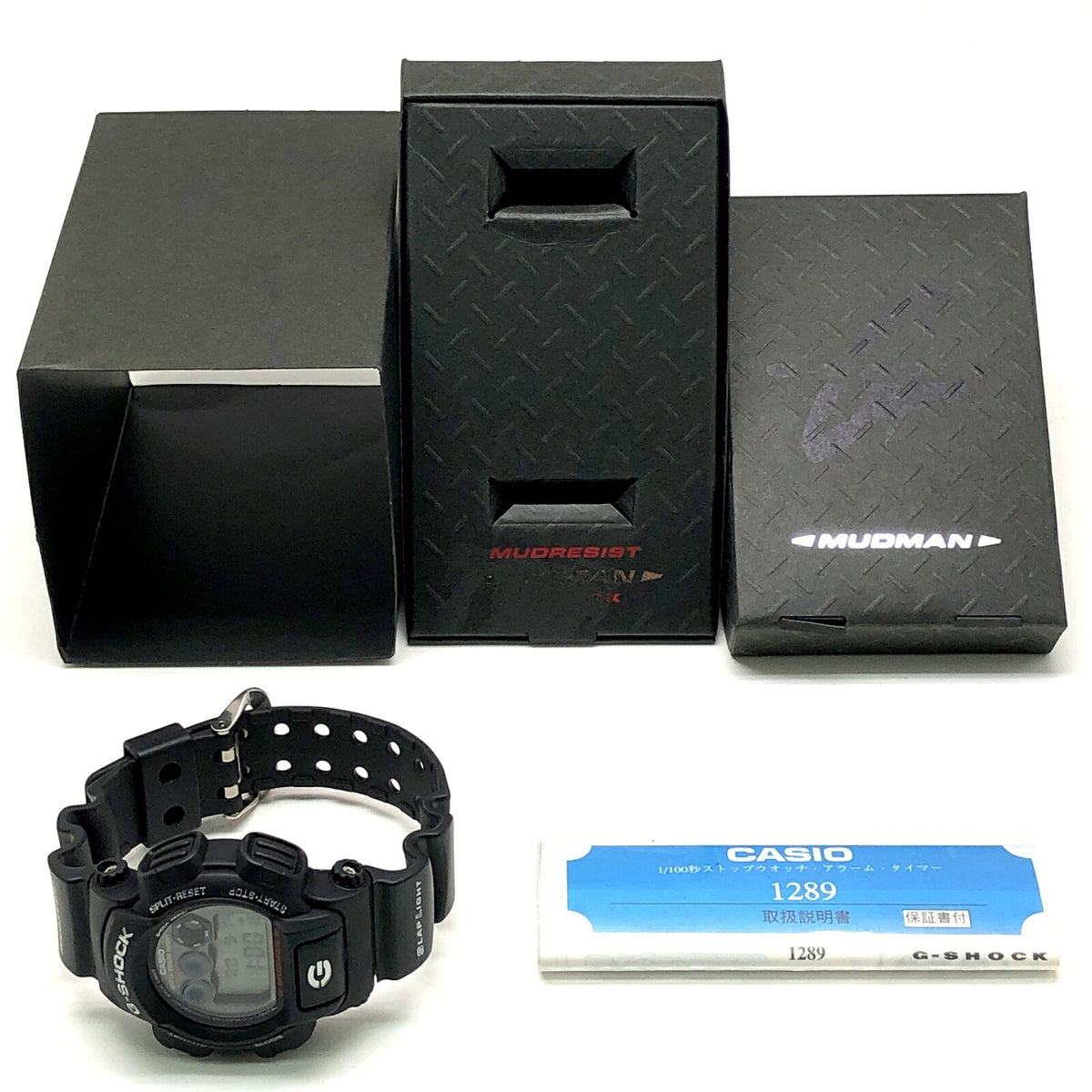 Casio G-SHOCK DW-8400Z-1T Mudman Men In Black Watch