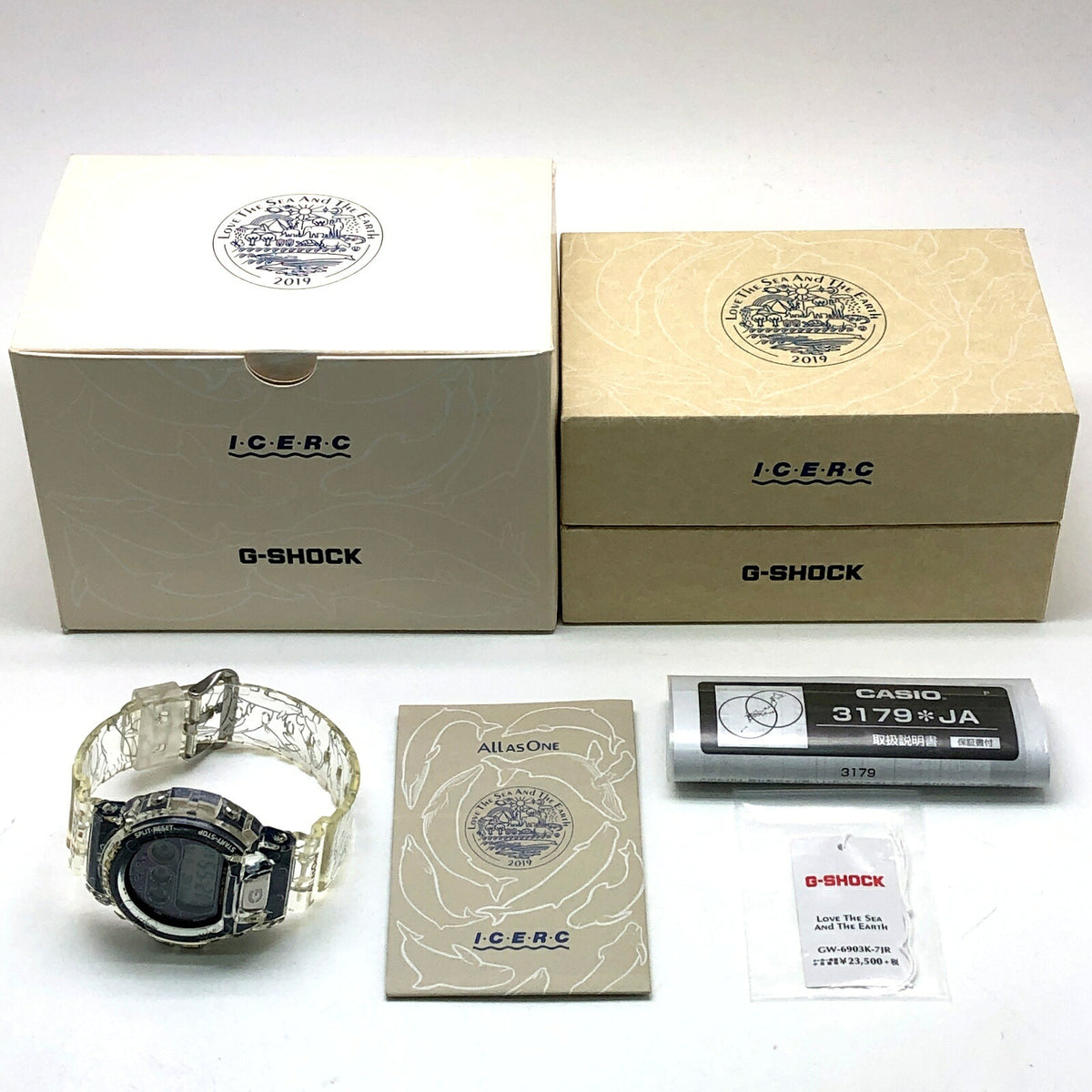 Casio G-SHOCK ILK-KUJI 2019 GW-6903K-7 Clear Skeleton Watch