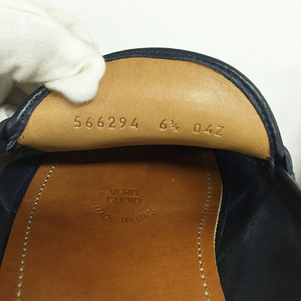 GUCCI Driving Sneakers Navy Blue Size 6.5