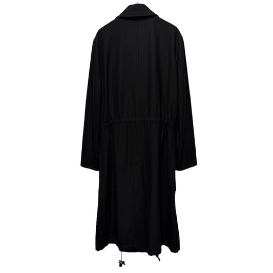 Y's BANG ON Archive Wool Toggle Long Coat Black Size 2