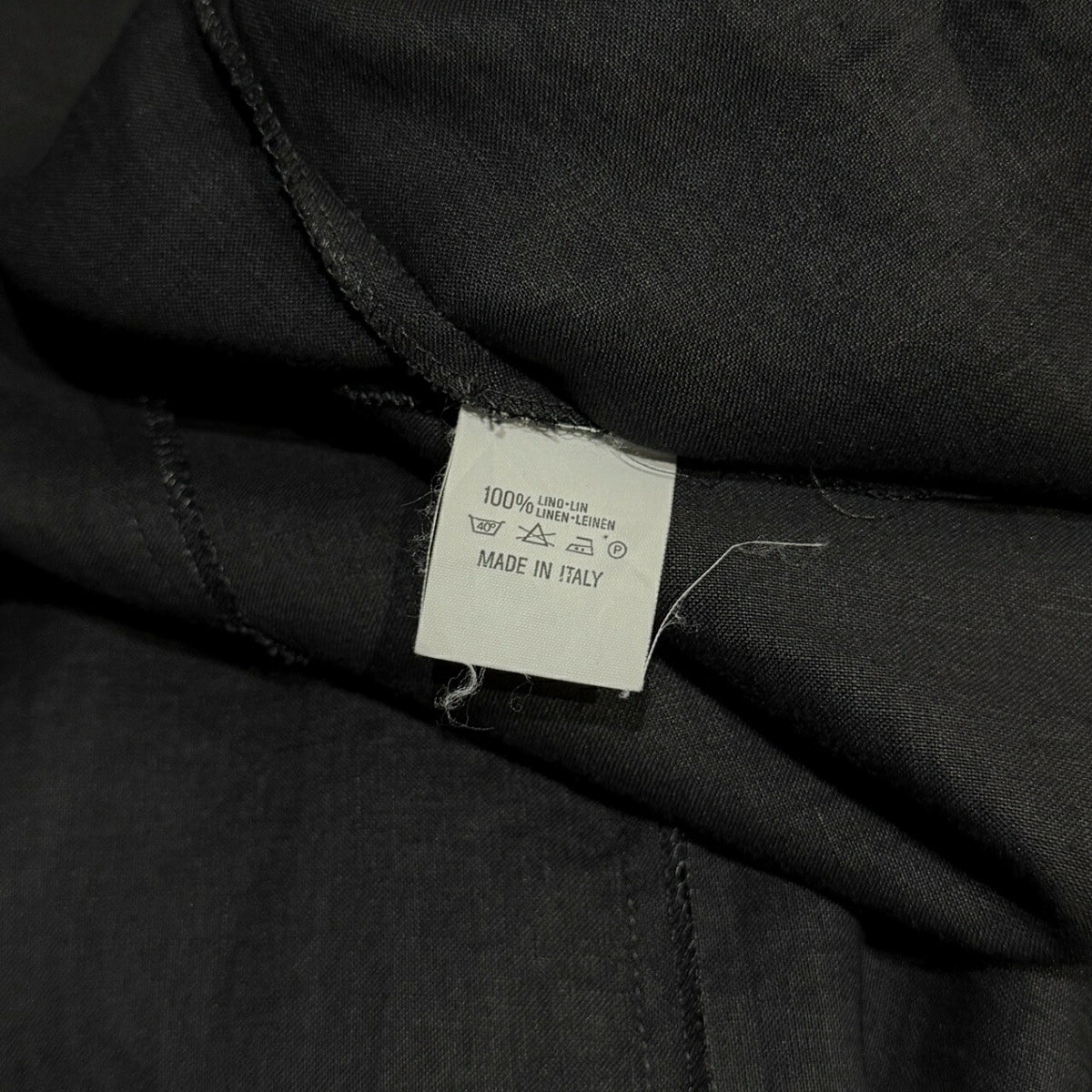 Vivienne Westwood RED LABEL Linen Shirt Dress Black Size 42