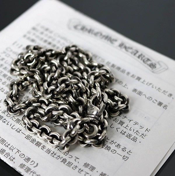 CHROME HEARTS RS LOOP 20 Inch Silver Chain Size ONE SIZE
