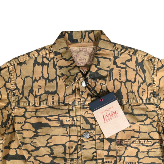 EVISU Lot.1213 Ishigaki Camo 1st Type Work Jacket Size 40