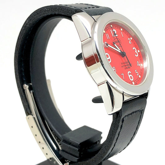 MAHARA Red Devil Swiss Automatic Watch 1993 Belt