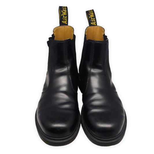 Dr.Martens 2976 Black Smooth Leather Chelsea Boots Size UK7