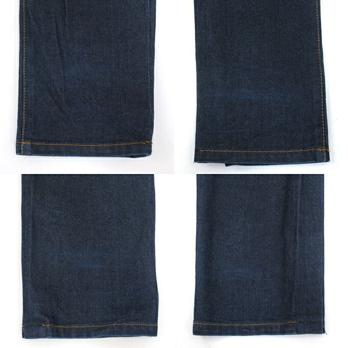 KRIS VAN ASSCHE Leather Patch Denim Pants Blue Size 28