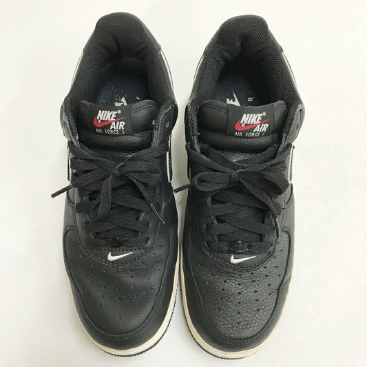 NIKE Air Force 1 Low Retro 'NYC' Black Sneakers Size 28