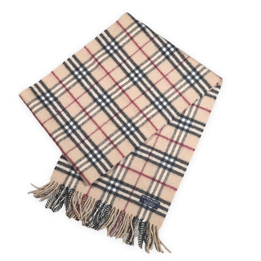 BURBERRY Nova Check Wool Scarf Multi