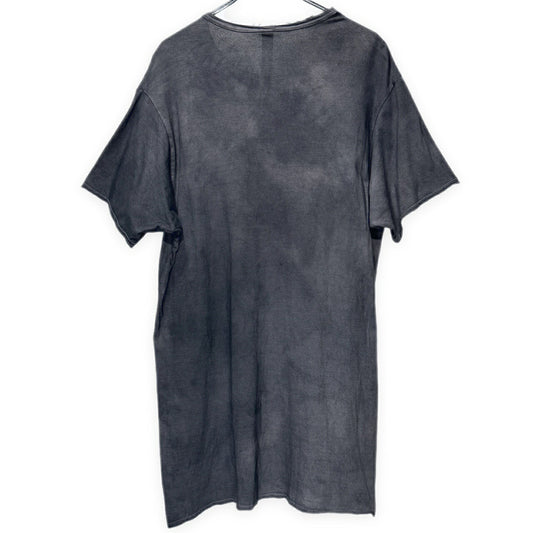 Ground Y Front Slit Product Dyed T-Shirt Gray Size 3