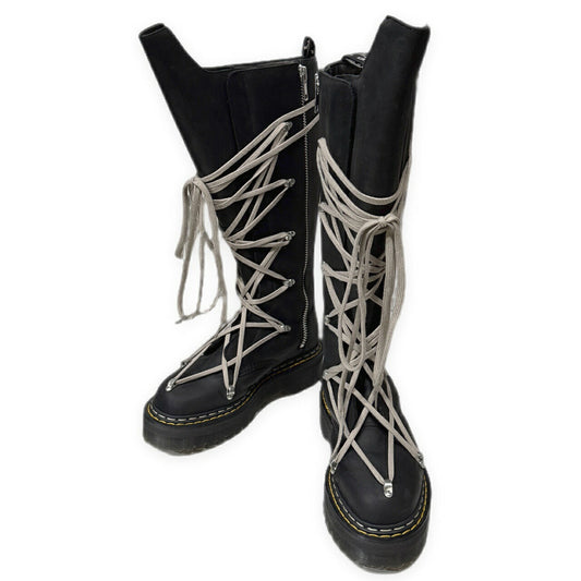 Rick Owens x Dr.Martens 25AW Quad Pentalace Boots Size EU 42