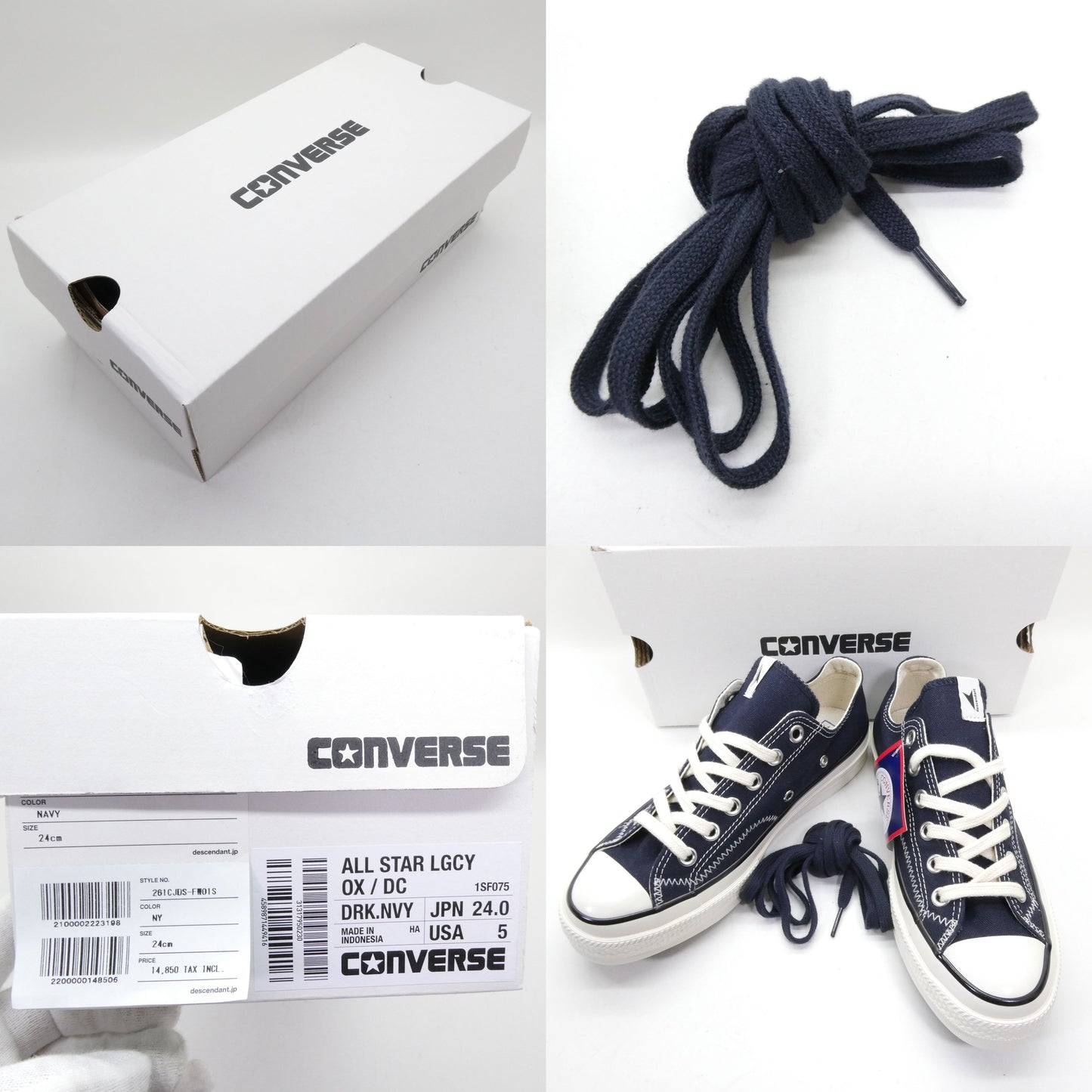 CONVERSE x DESCENDANT All Star LGCY OX Sneakers Navy
