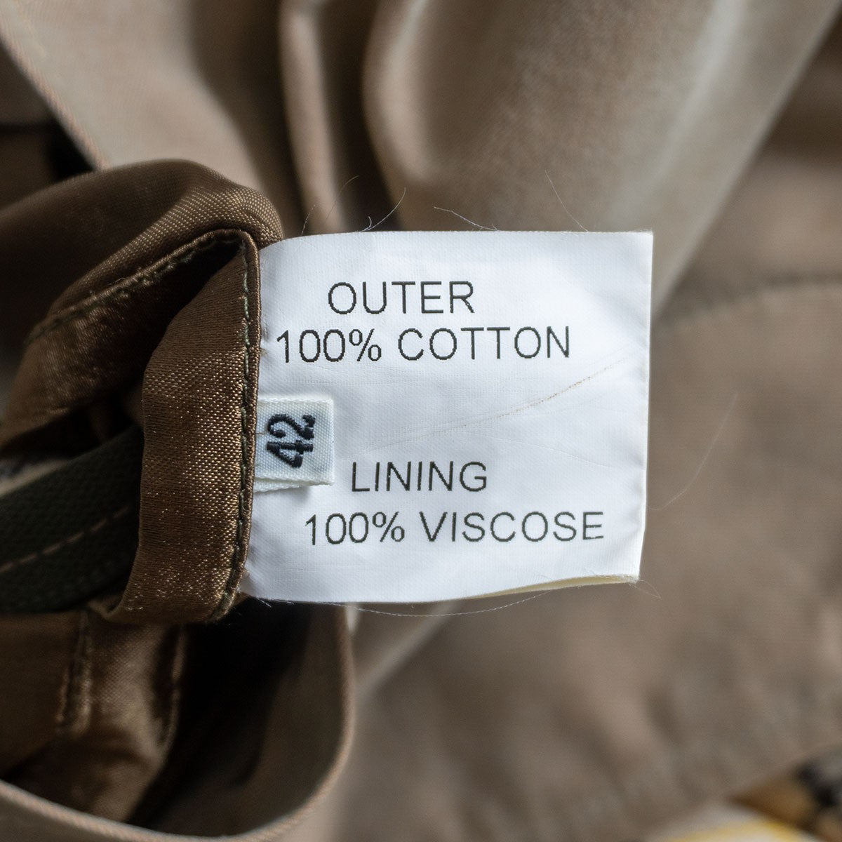 INVERTERE Lined Belted Balmacaan Coat Size 42