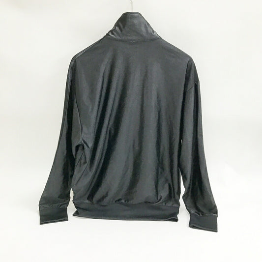 adidas METAL FBIRD Firebird Metallic Track Top Black Size L