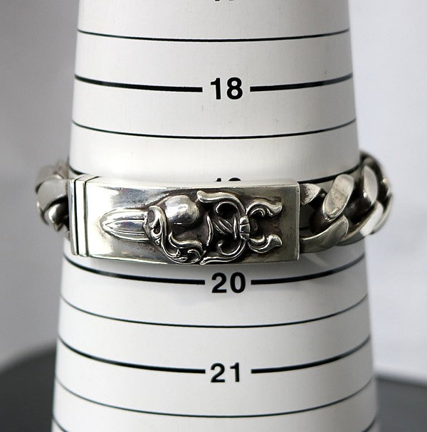 CHROME HEARTS Classic Link Dagger Heart ID Size ONE SIZE