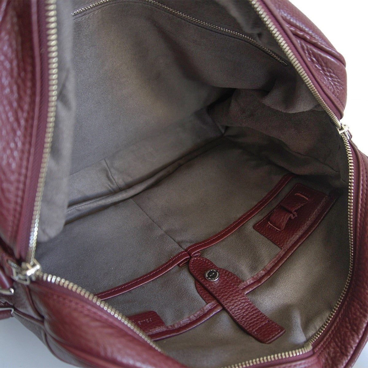 PELLE MORBIDA Maiden Voyage Convertible Brief Bag Red