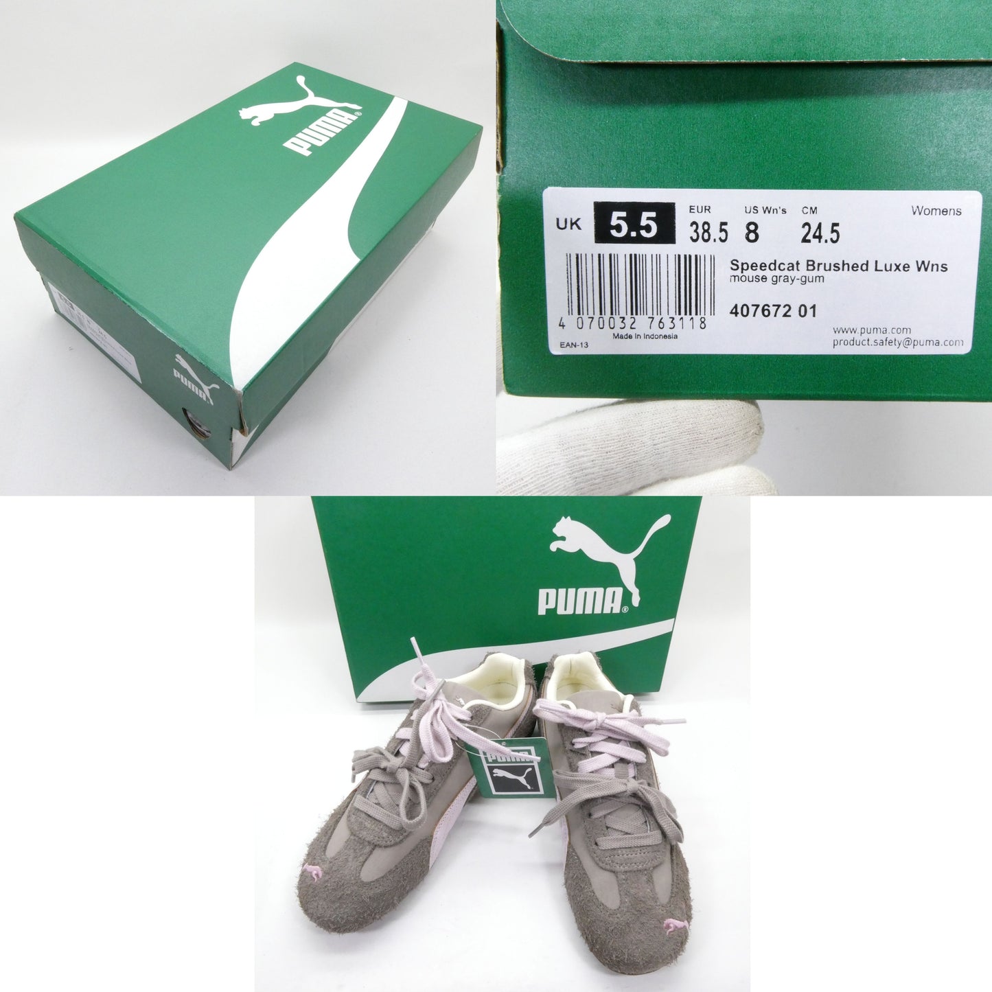 PUMA Speedcat Brushed Luxe Wns Brown Sneakers