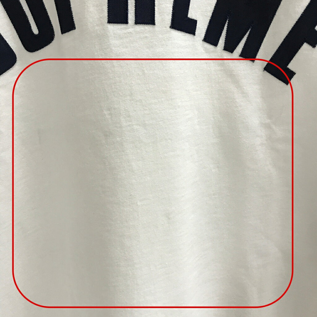 Supreme 16SS Arc Logo Long Sleeve Top White Size S