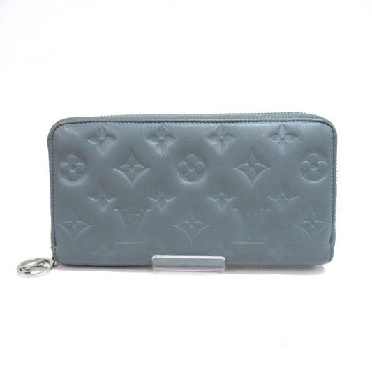 LOUIS VUITTON Coussin Zippy Wallet M81707 Blue Size ONE SIZE