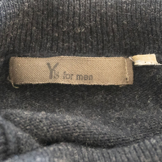Y's for Men Wool Turtleneck Knit Sweater Size M