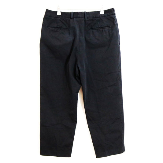 OAMC Cotton Wide Tapered Slacks Black Size 31
