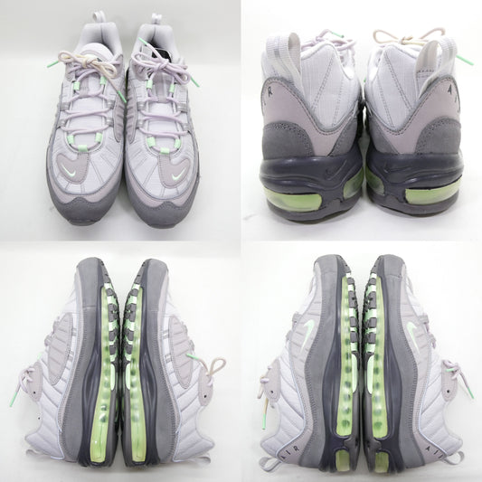 NIKE AIR MAX 98 Vast Grey Fresh Mint Sneakers Size 10