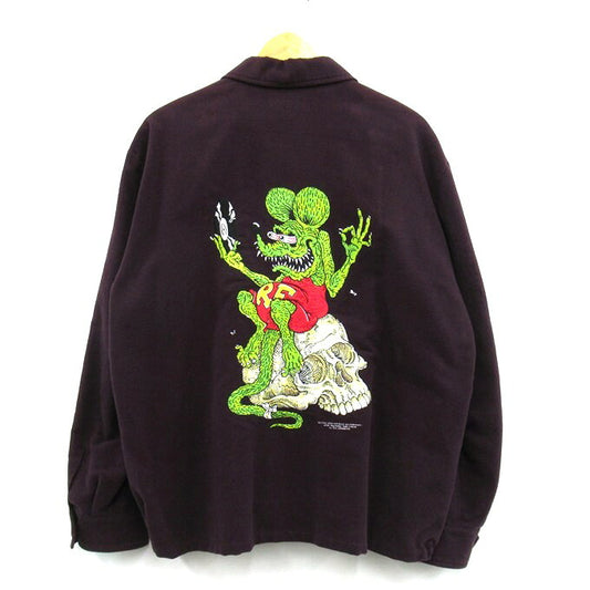 RAT FINK x WACKO MARIA x TIM LEHI Jacket Purple Size XL