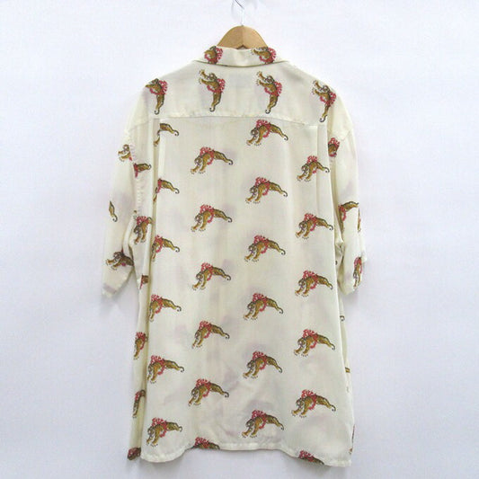 WACKO MARIA x Tim Lehi Tiger Hawaiian Shirt White Size XL