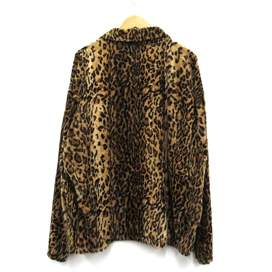 Myne FW18 Leopard Blouson Jacket Brown Size M